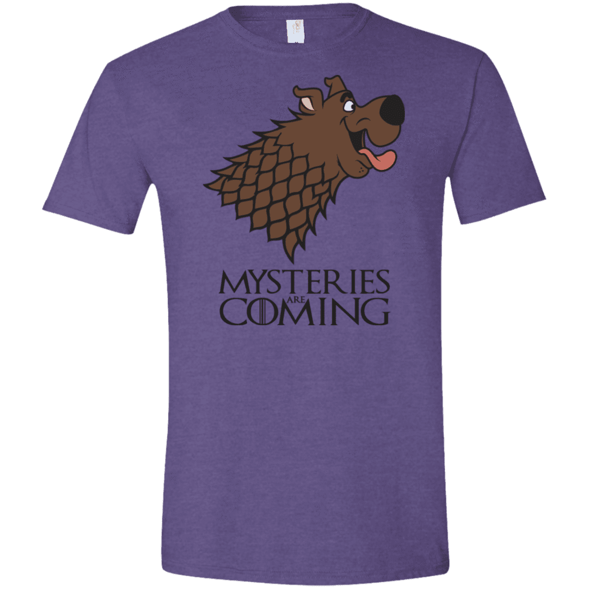T-Shirts Heather Purple / S Mysteries Are Coming Men's Semi-Fitted Softstyle