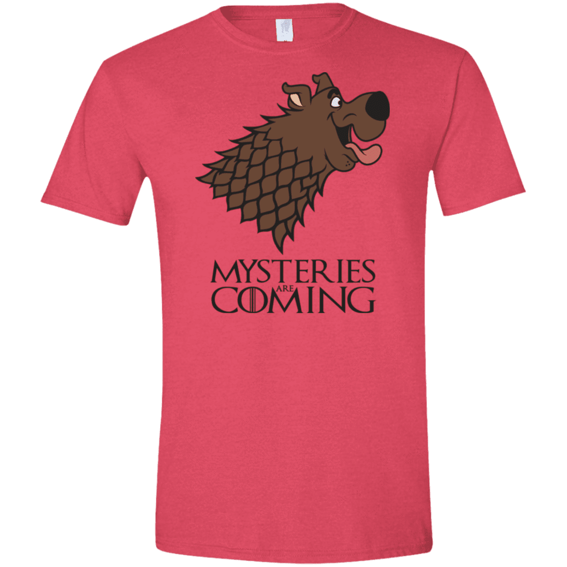 T-Shirts Heather Red / S Mysteries Are Coming Men's Semi-Fitted Softstyle
