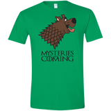 T-Shirts Irish Green / S Mysteries Are Coming Men's Semi-Fitted Softstyle