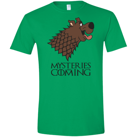 T-Shirts Irish Green / S Mysteries Are Coming Men's Semi-Fitted Softstyle