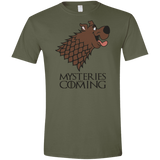 T-Shirts Military Green / S Mysteries Are Coming Men's Semi-Fitted Softstyle