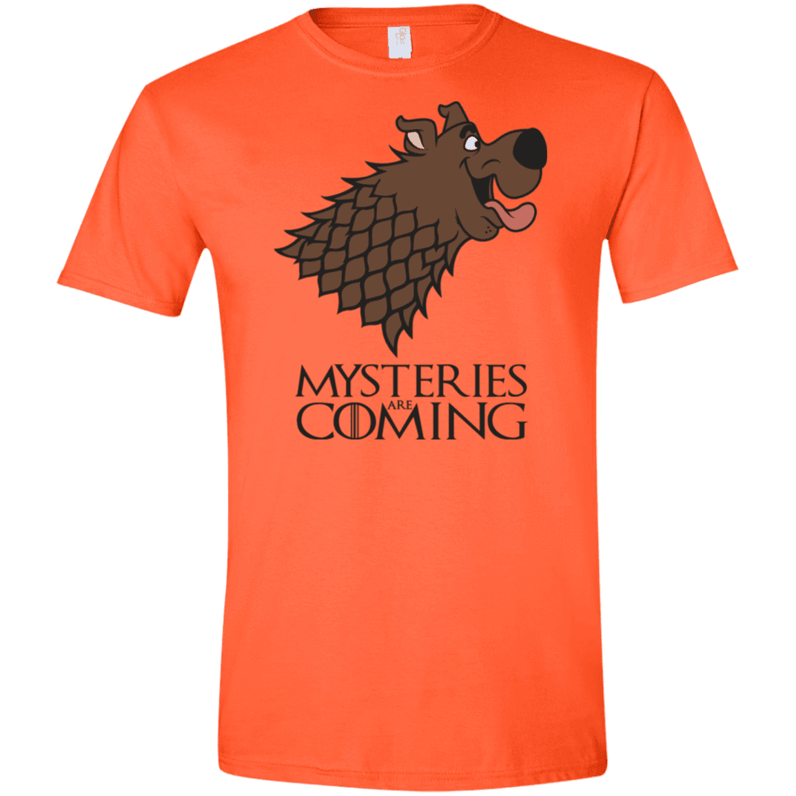T-Shirts Orange / S Mysteries Are Coming Men's Semi-Fitted Softstyle