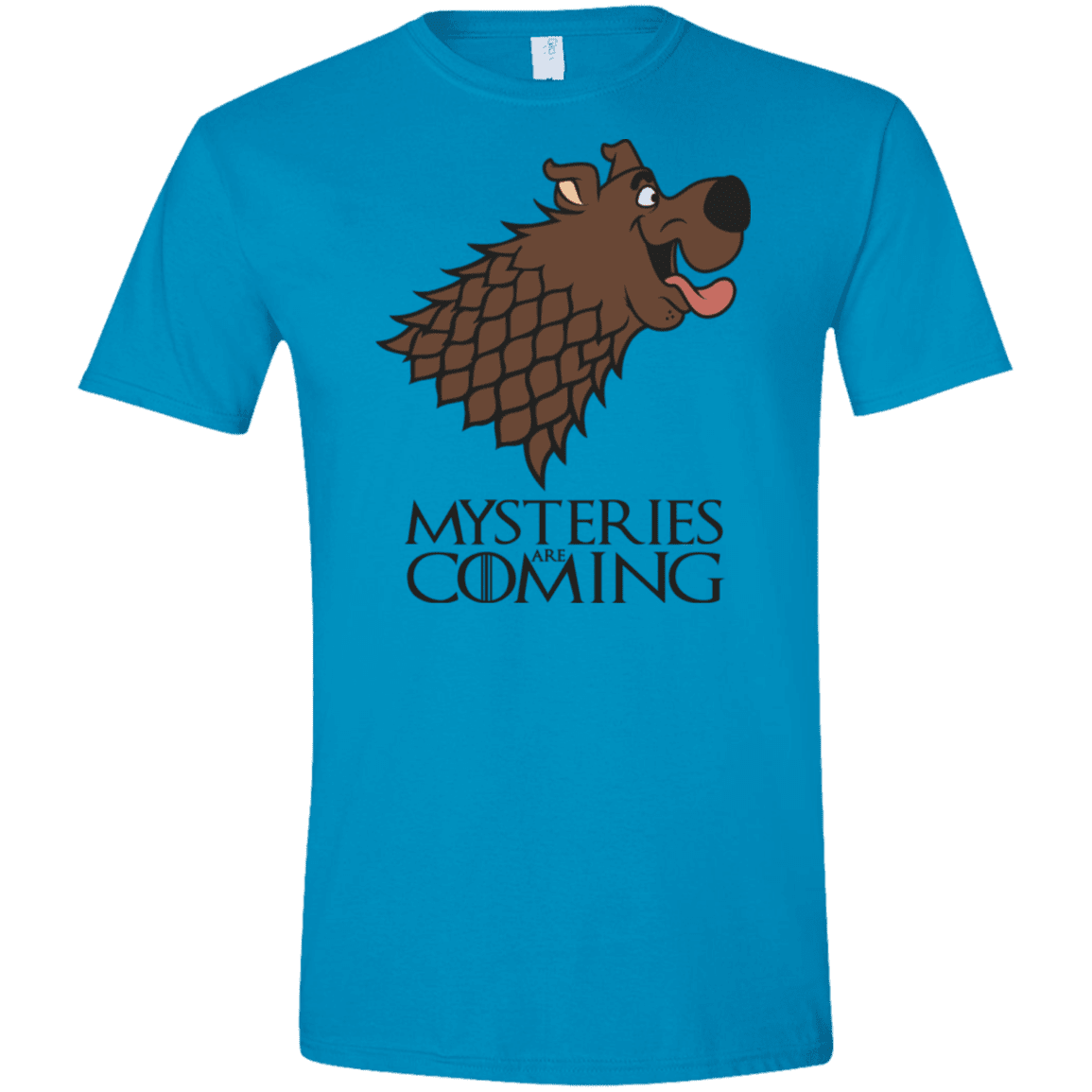 T-Shirts Sapphire / S Mysteries Are Coming Men's Semi-Fitted Softstyle