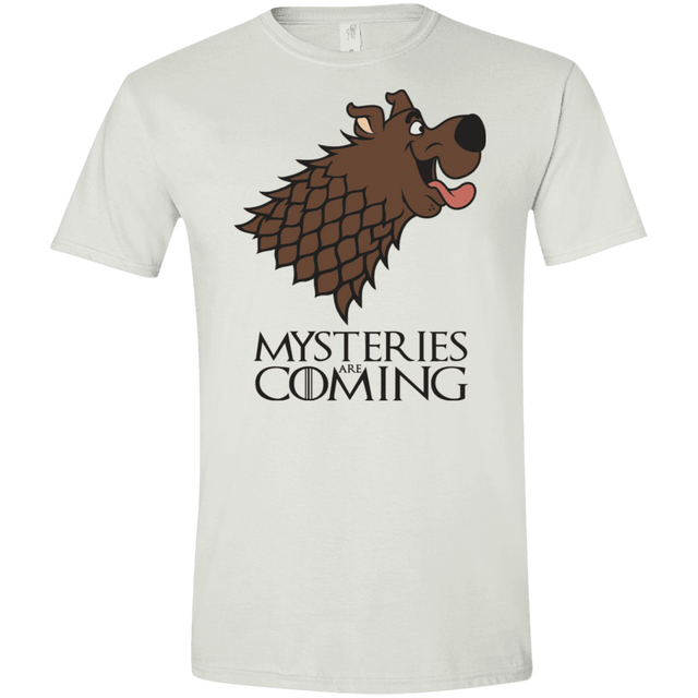 T-Shirts White / X-Small Mysteries Are Coming Men's Semi-Fitted Softstyle