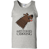 T-Shirts Ash / S Mysteries Are Coming Men's Tank Top