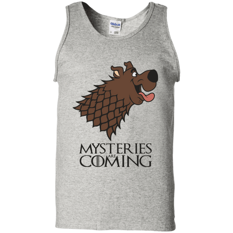 T-Shirts Ash / S Mysteries Are Coming Men's Tank Top