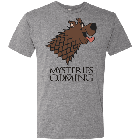 T-Shirts Premium Heather / S Mysteries Are Coming Men's Triblend T-Shirt