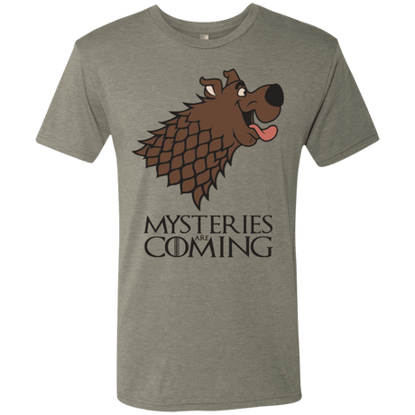 T-Shirts Venetian Grey / S Mysteries Are Coming Men's Triblend T-Shirt