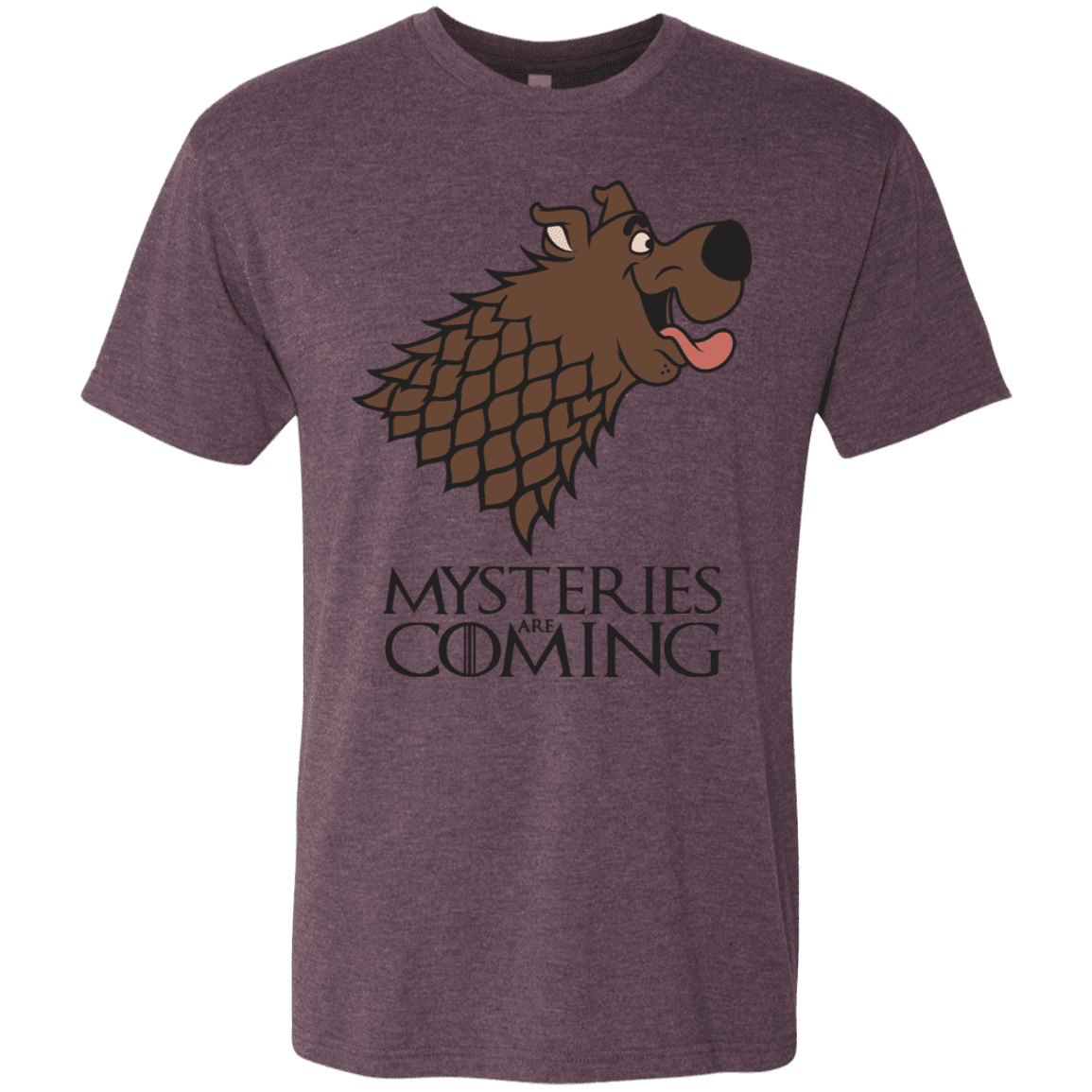 T-Shirts Vintage Purple / S Mysteries Are Coming Men's Triblend T-Shirt