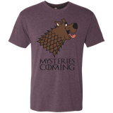 T-Shirts Vintage Purple / S Mysteries Are Coming Men's Triblend T-Shirt