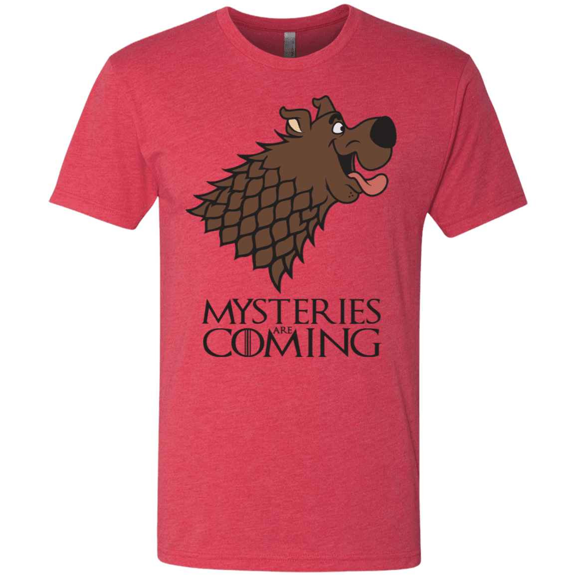 T-Shirts Vintage Red / S Mysteries Are Coming Men's Triblend T-Shirt