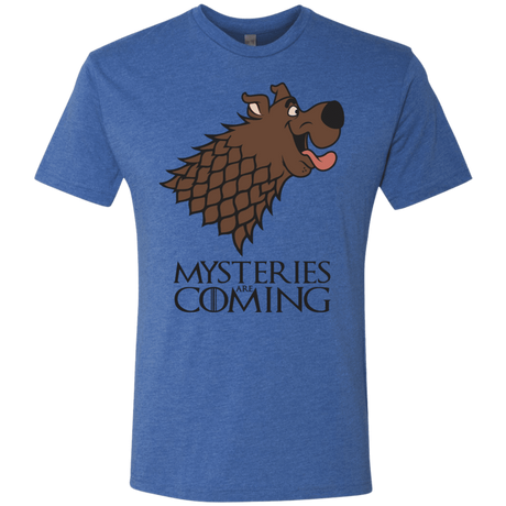 T-Shirts Vintage Royal / S Mysteries Are Coming Men's Triblend T-Shirt