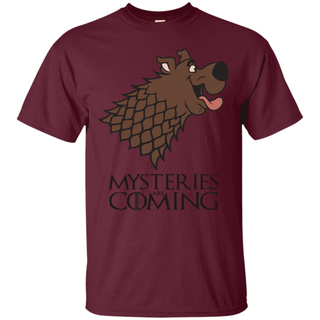 T-Shirts Maroon / S Mysteries Are Coming T-Shirt