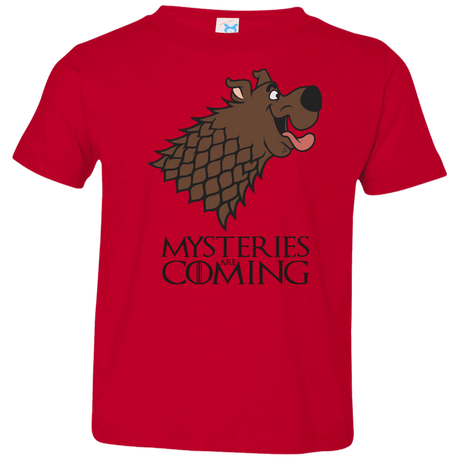 T-Shirts Red / 2T Mysteries Are Coming Toddler Premium T-Shirt