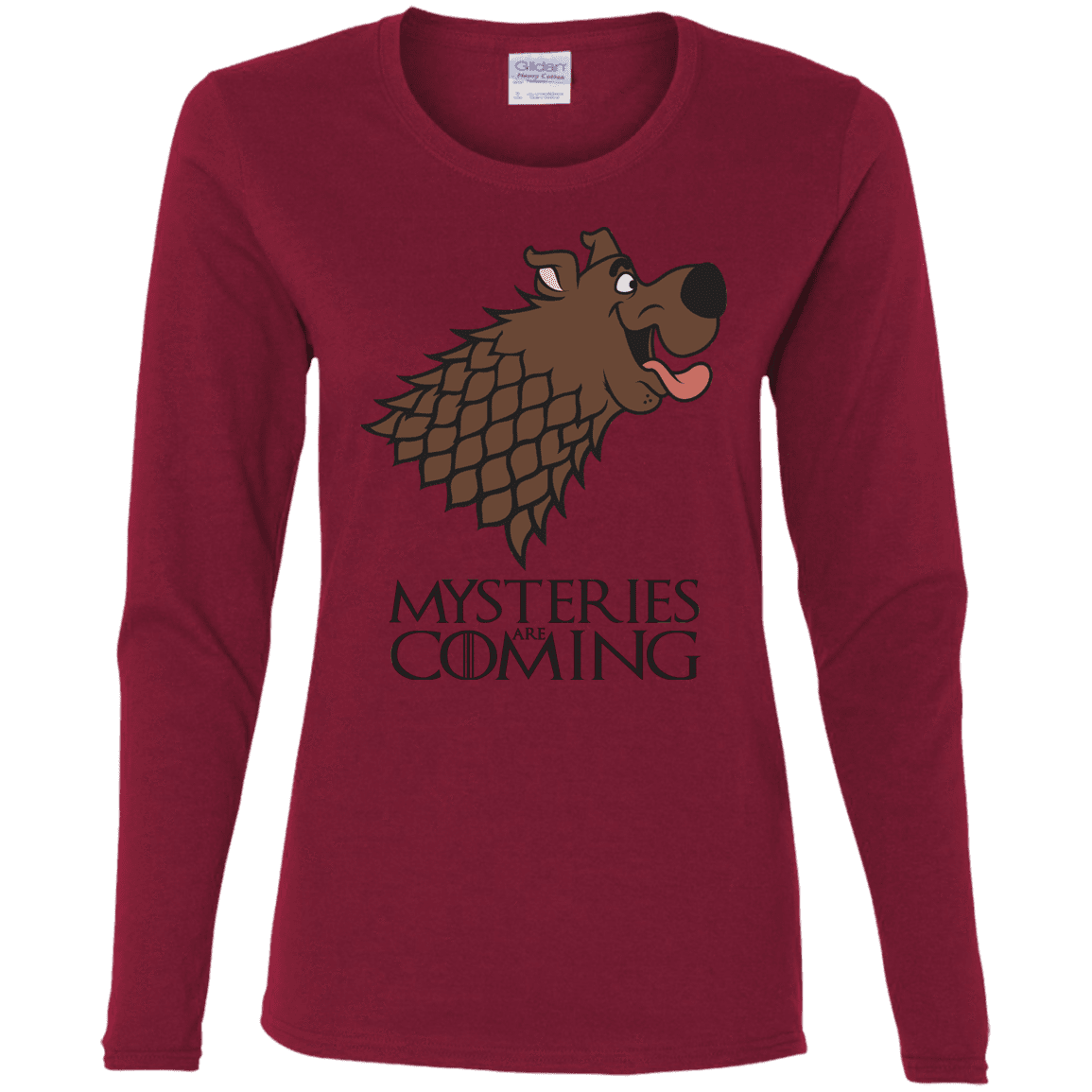 T-Shirts Cardinal / S Mysteries Are Coming Women's Long Sleeve T-Shirt