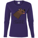 T-Shirts Purple / S Mysteries Are Coming Women's Long Sleeve T-Shirt
