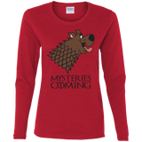 T-Shirts Red / S Mysteries Are Coming Women's Long Sleeve T-Shirt