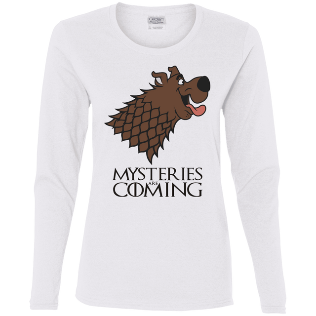 T-Shirts White / S Mysteries Are Coming Women's Long Sleeve T-Shirt