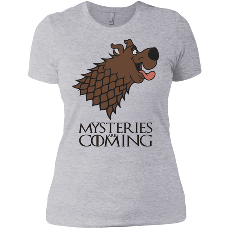 T-Shirts Heather Grey / X-Small Mysteries Are Coming Women's Premium T-Shirt