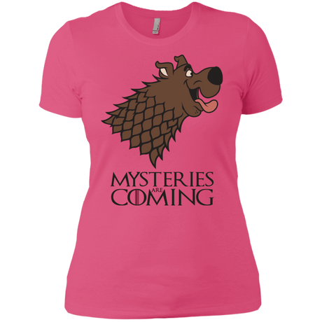 T-Shirts Hot Pink / X-Small Mysteries Are Coming Women's Premium T-Shirt