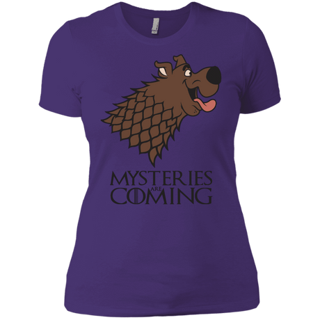 T-Shirts Purple Rush/ / X-Small Mysteries Are Coming Women's Premium T-Shirt