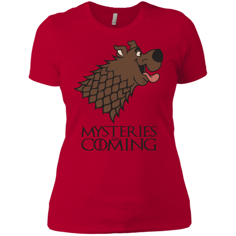 T-Shirts Red / X-Small Mysteries Are Coming Women's Premium T-Shirt