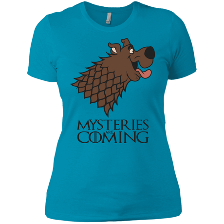 T-Shirts Turquoise / X-Small Mysteries Are Coming Women's Premium T-Shirt