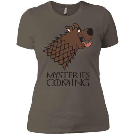 T-Shirts Warm Grey / X-Small Mysteries Are Coming Women's Premium T-Shirt