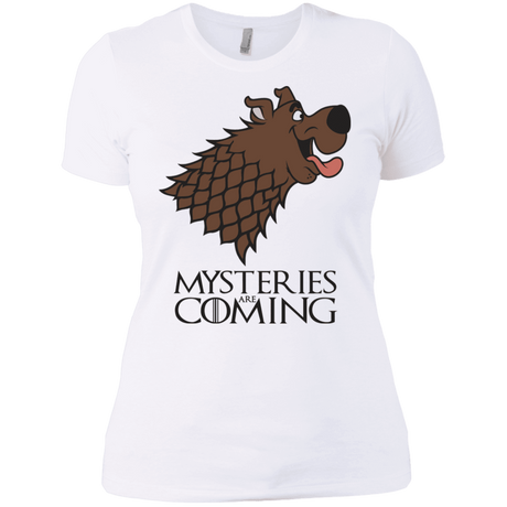 T-Shirts White / X-Small Mysteries Are Coming Women's Premium T-Shirt