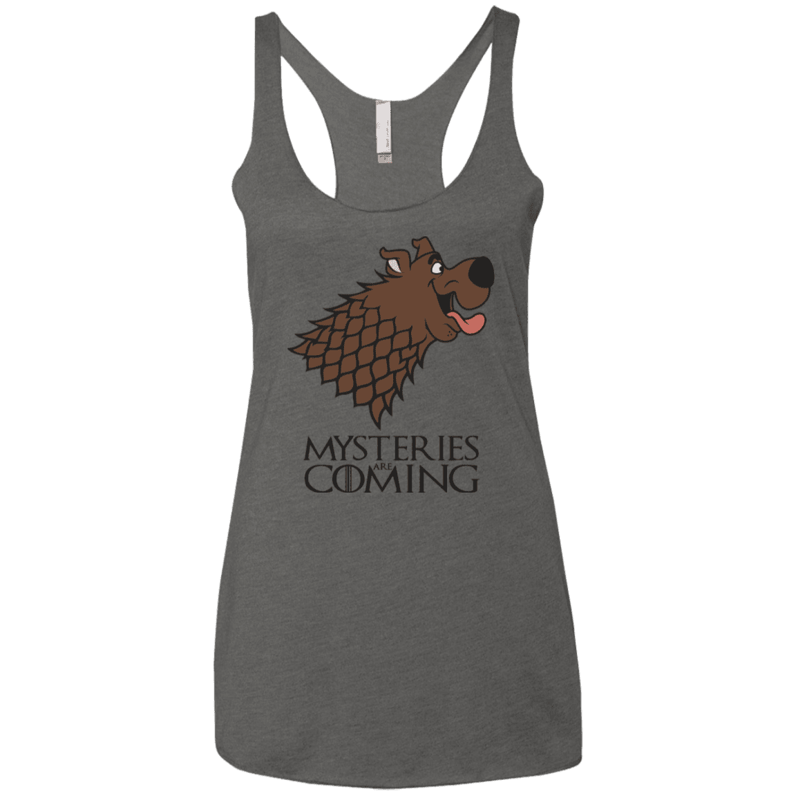 T-Shirts Premium Heather / X-Small Mysteries Are Coming Women's Triblend Racerback Tank