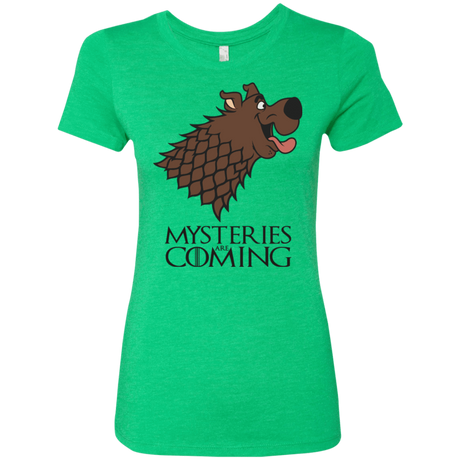 T-Shirts Envy / S Mysteries Are Coming Women's Triblend T-Shirt