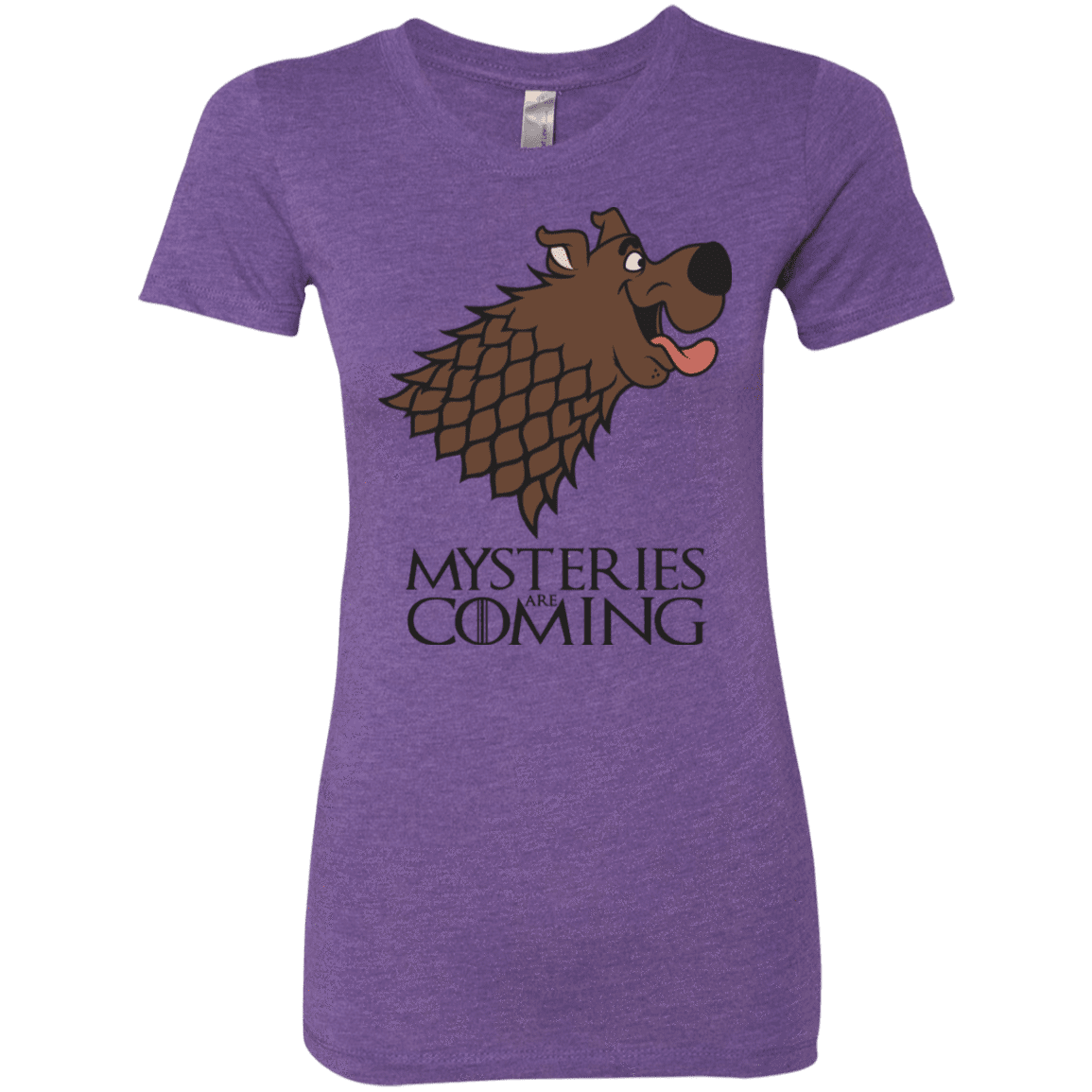 T-Shirts Purple Rush / S Mysteries Are Coming Women's Triblend T-Shirt
