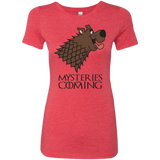 T-Shirts Vintage Red / S Mysteries Are Coming Women's Triblend T-Shirt