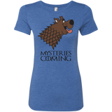 T-Shirts Vintage Royal / S Mysteries Are Coming Women's Triblend T-Shirt