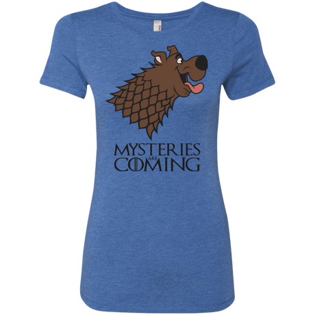 T-Shirts Vintage Royal / S Mysteries Are Coming Women's Triblend T-Shirt
