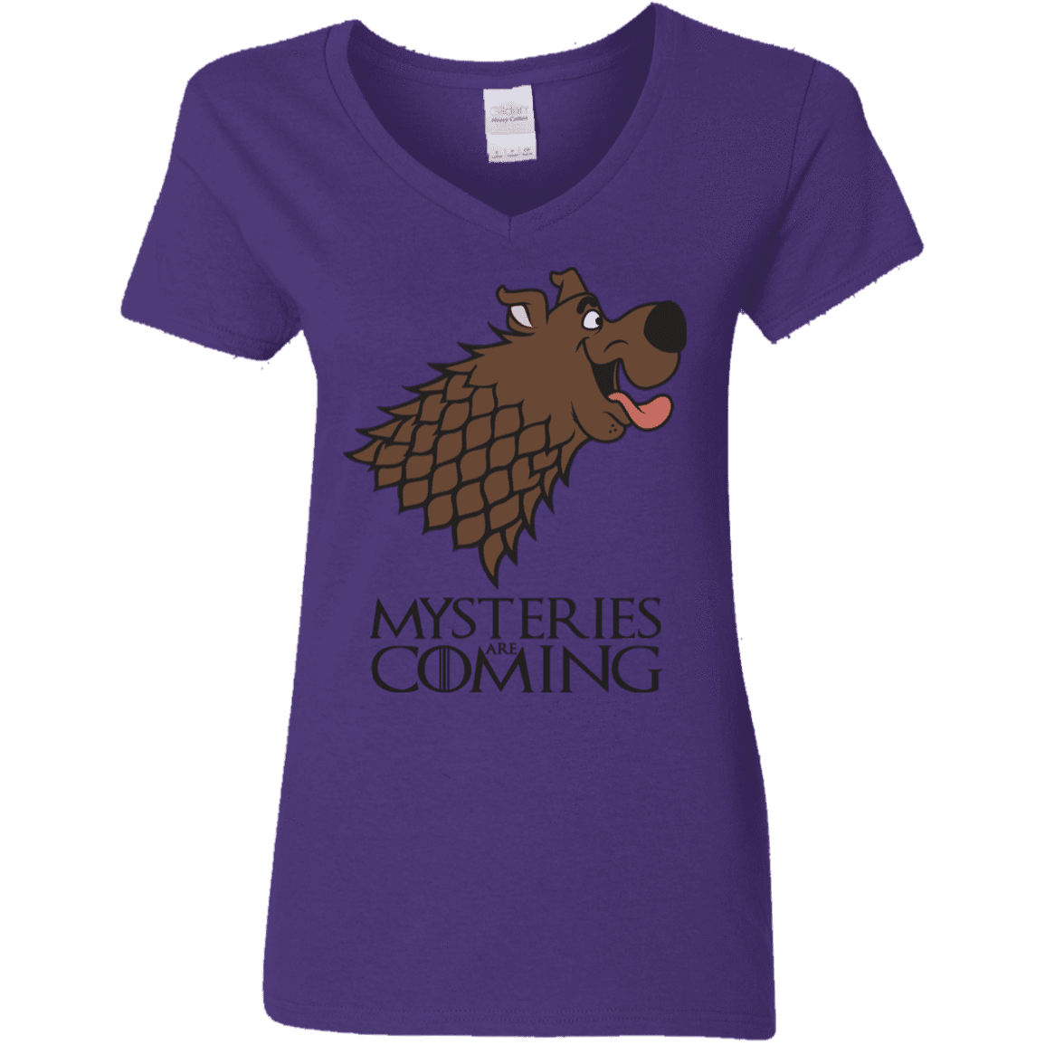 T-Shirts Purple / S Mysteries Are Coming Women's V-Neck T-Shirt