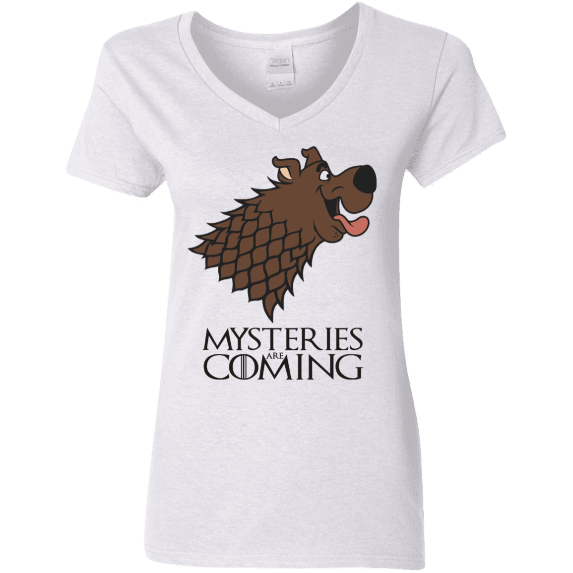 T-Shirts White / S Mysteries Are Coming Women's V-Neck T-Shirt