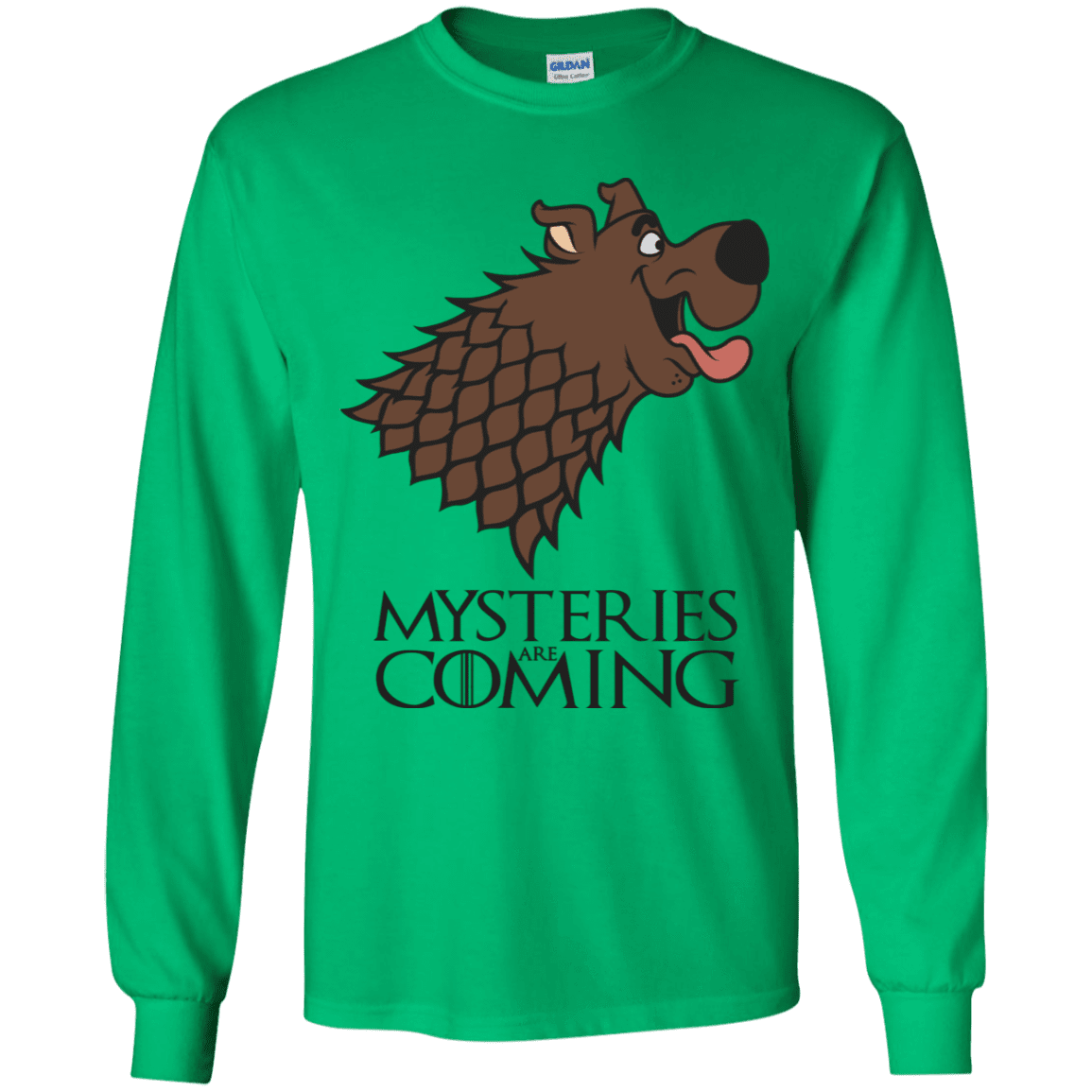 T-Shirts Irish Green / YS Mysteries Are Coming Youth Long Sleeve T-Shirt