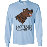 T-Shirts Light Blue / YS Mysteries Are Coming Youth Long Sleeve T-Shirt