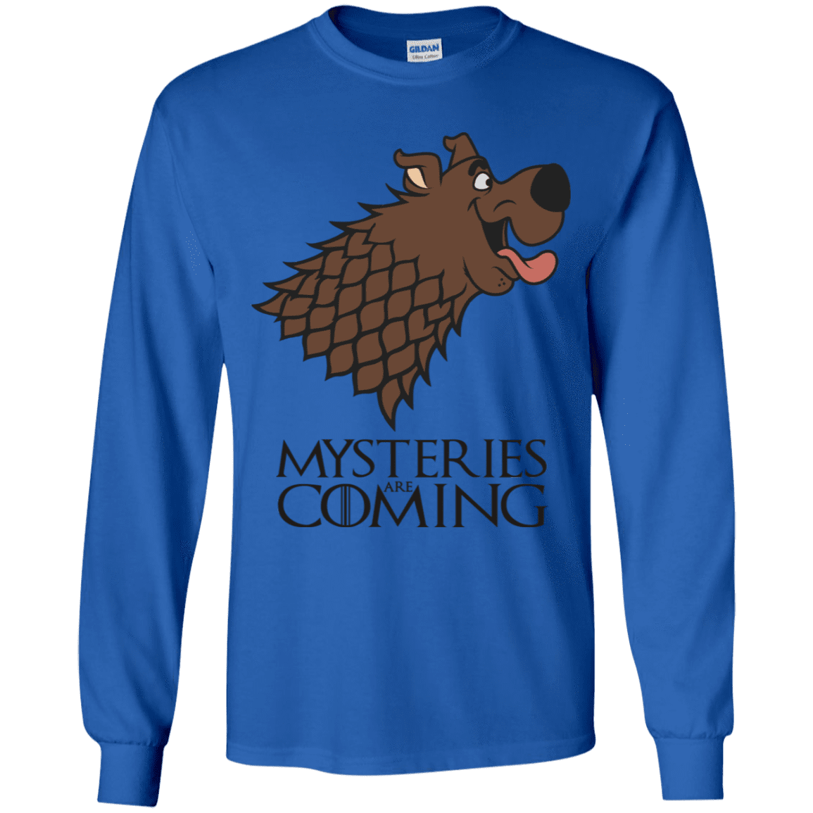 T-Shirts Royal / YS Mysteries Are Coming Youth Long Sleeve T-Shirt