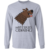 T-Shirts Sport Grey / YS Mysteries Are Coming Youth Long Sleeve T-Shirt