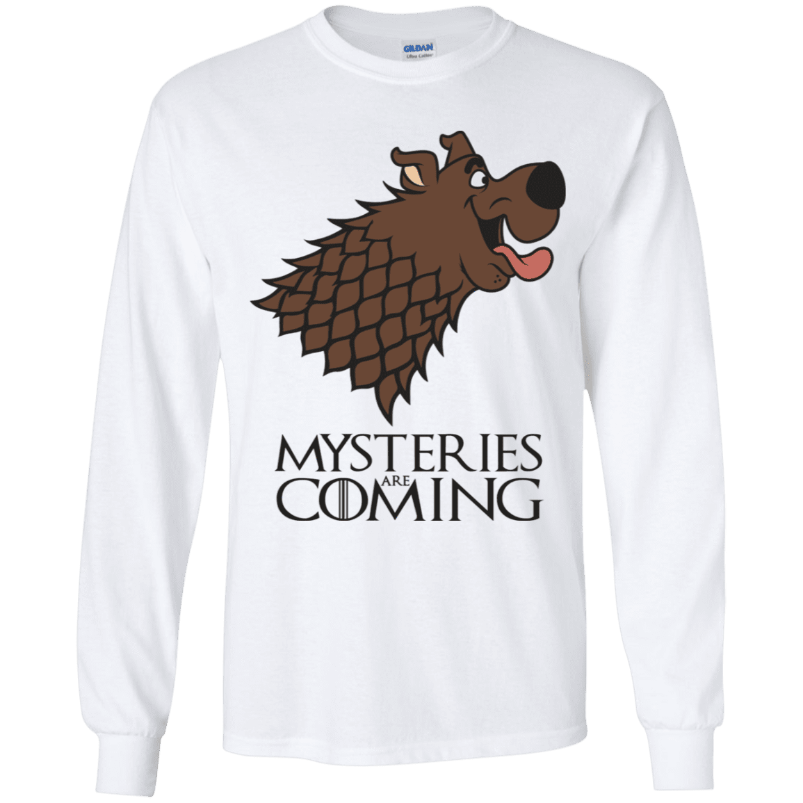 T-Shirts White / YS Mysteries Are Coming Youth Long Sleeve T-Shirt
