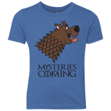 T-Shirts Vintage Royal / YXS Mysteries Are Coming Youth Triblend T-Shirt