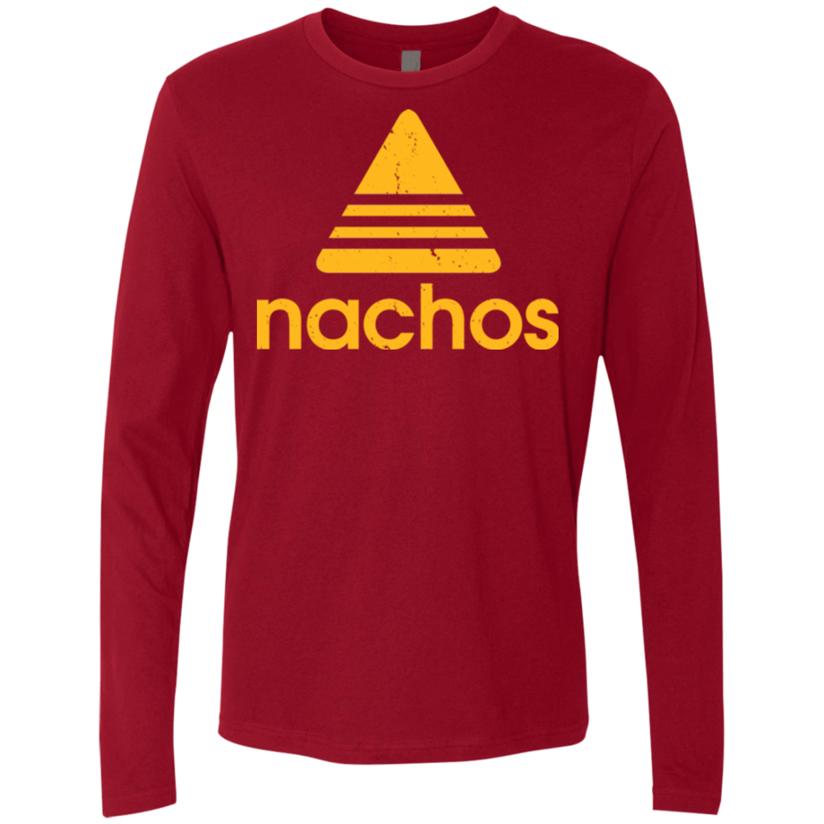 T-Shirts Cardinal / Small Nachos Men's Premium Long Sleeve
