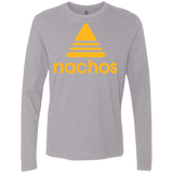 T-Shirts Heather Grey / Small Nachos Men's Premium Long Sleeve