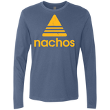 T-Shirts Indigo / Small Nachos Men's Premium Long Sleeve