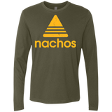 T-Shirts Military Green / Small Nachos Men's Premium Long Sleeve