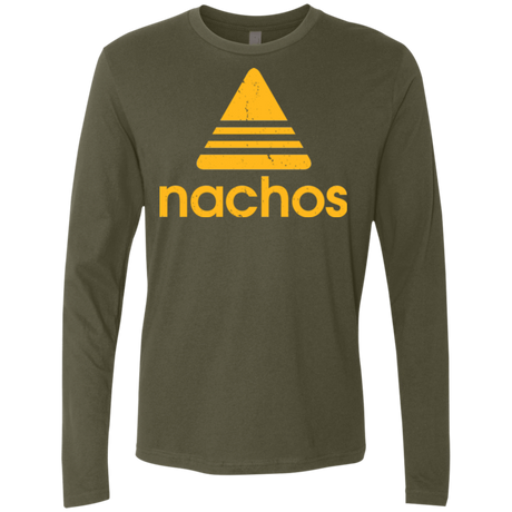 T-Shirts Military Green / Small Nachos Men's Premium Long Sleeve