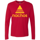 T-Shirts Red / Small Nachos Men's Premium Long Sleeve