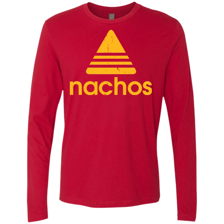 T-Shirts Red / Small Nachos Men's Premium Long Sleeve